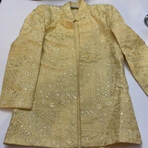 Kookies‎ Kids size 5 Yellow Sparkling Jacket        3784
